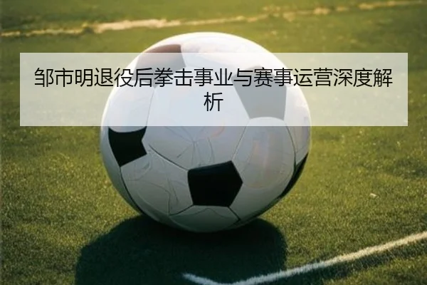 邹市明退役后拳击事业与赛事运营深度解析